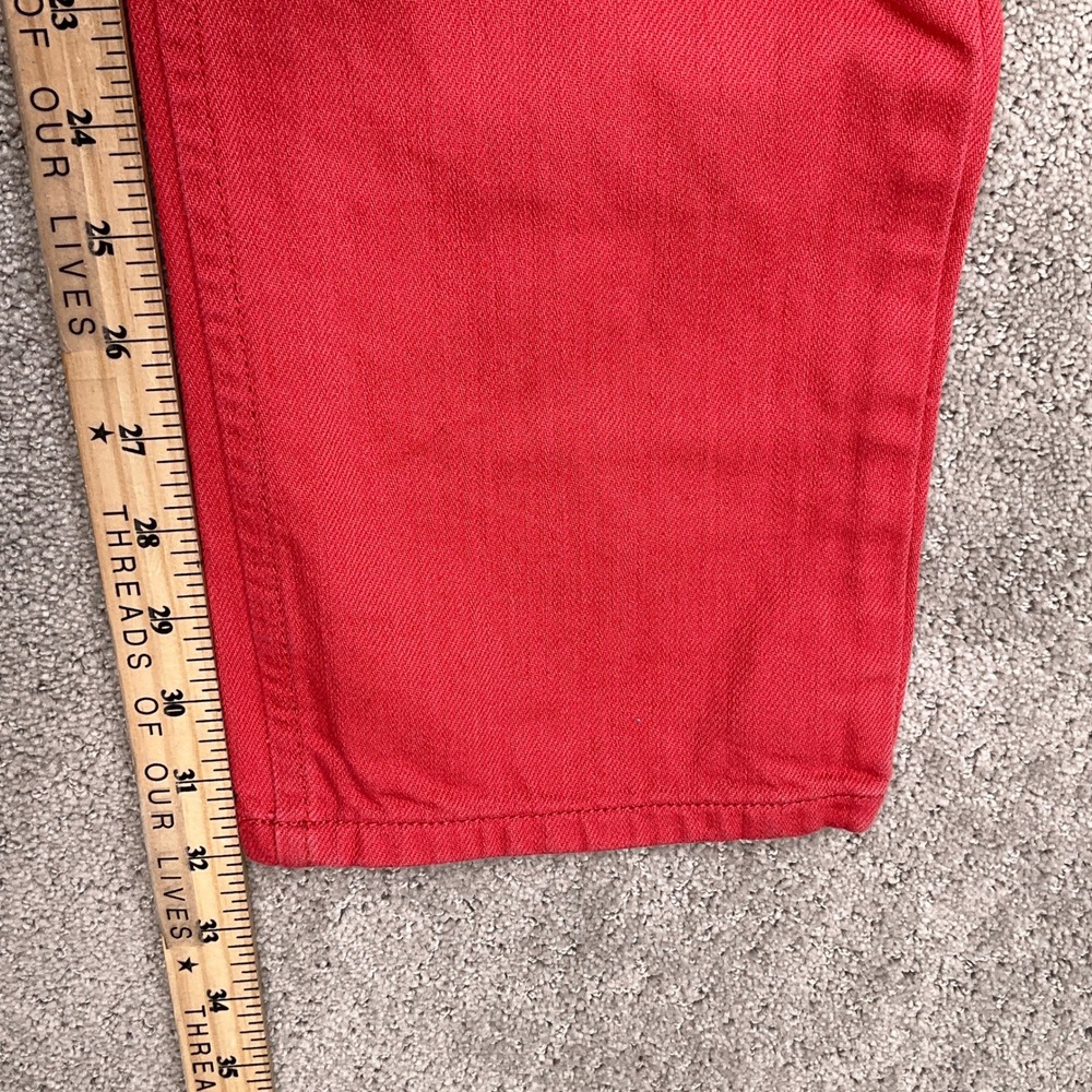Diesel Red Slim Men Jeans - Picture 10 of 13
